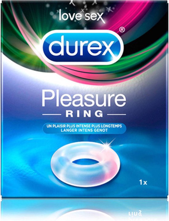Durex Pleasure Ring verpakking met een afbeelding van de ring.