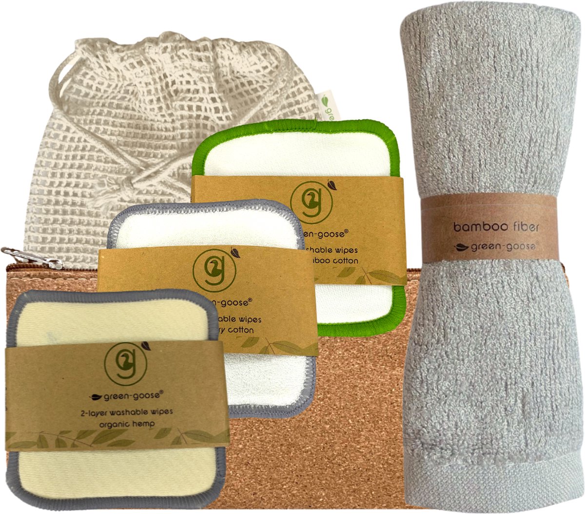 Goedkoopste green-goose® Verzorgingspakket Kasai | 6-delig | Duurzaam | Minimal Waste