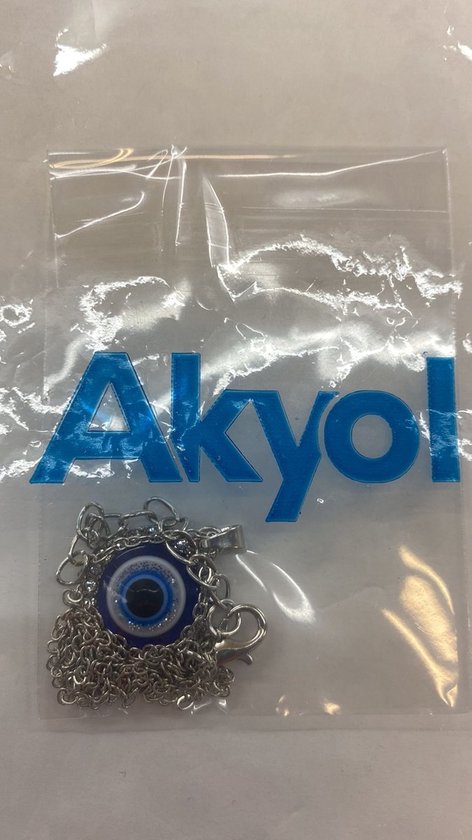 Boze Oog Sleutelhanger, Pauw Blauw Amulet Charm met Bescherming voor Man, Vrouw, Portemonnee, Handtas, Tas Decoratie