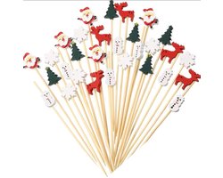 Akyol - partyprikkers | satéprikkers |nieuwjaarsborrel -cocktailprikkers kerst -nieuwjaarsborrel prikkers| cocktailprikkers | kerstcadeau | sinterklaascadeau -prikkers kerst -kerst prikker -cocktail prikker kerst -kerst diner -cocktailprikker kerst