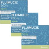 Fluimucil Tabletten 600mg - 3 x 10 tabletten
