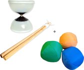 Jobber - Diabolo + Jongleerballen - Circus Speelgoed set - Jongleren