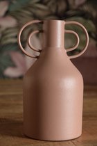 Kandelaar - Branded by - kandelaar Mirelle roze - 22 cm hoog