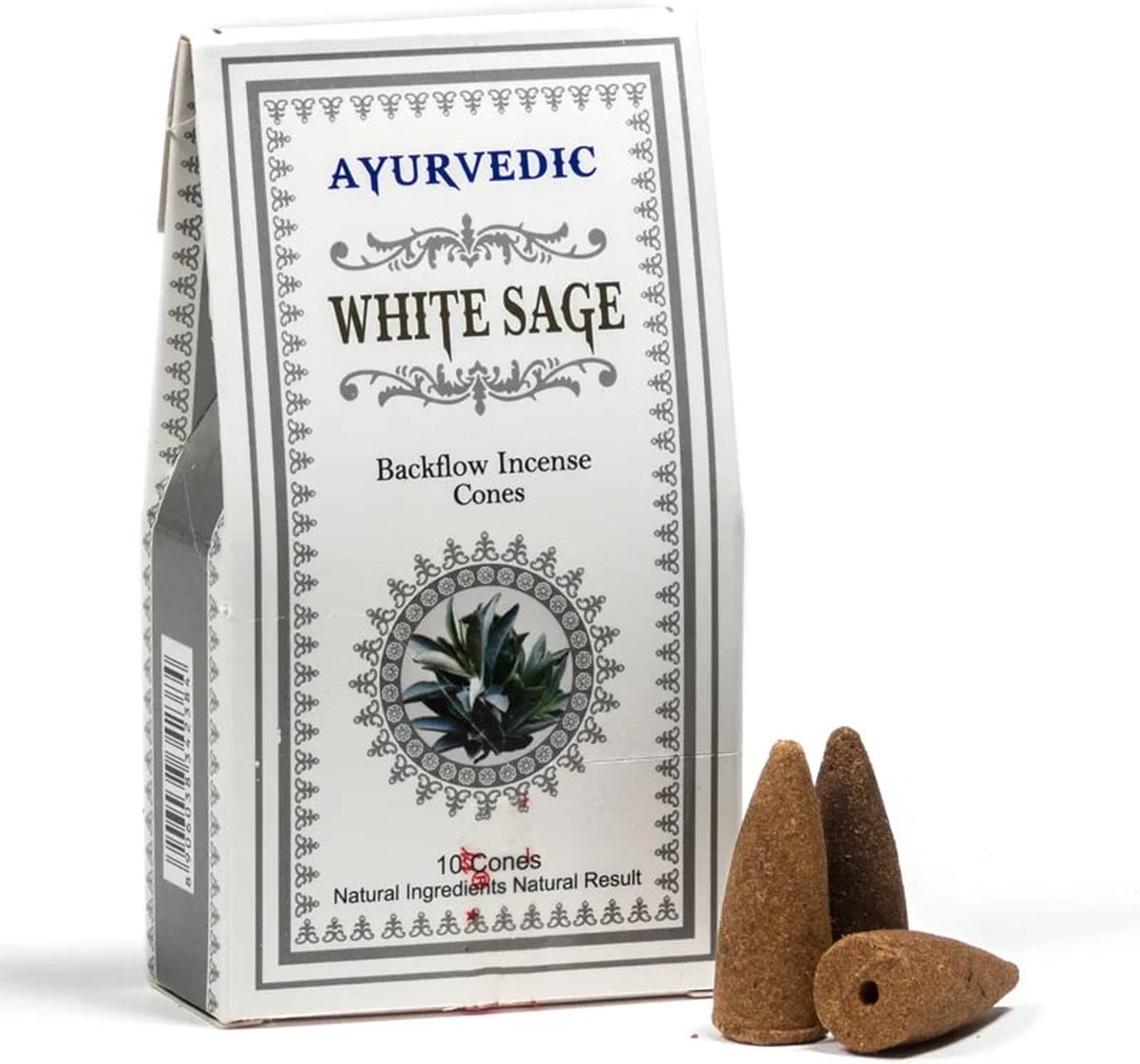 Goedkoopste Ayurvedische backflow White sage wierrookkegels