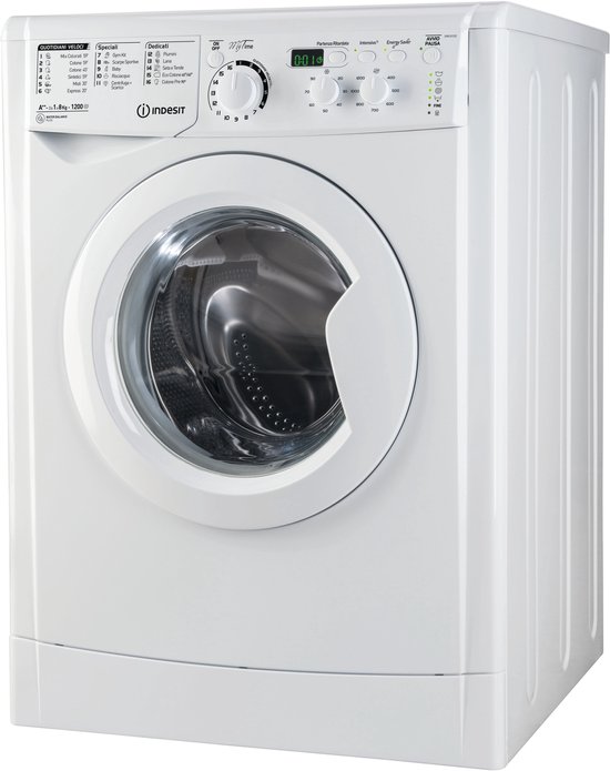 Indesit EWD 81252 W wasmachine Voorbelading 8 kg 1200 RPM Wit