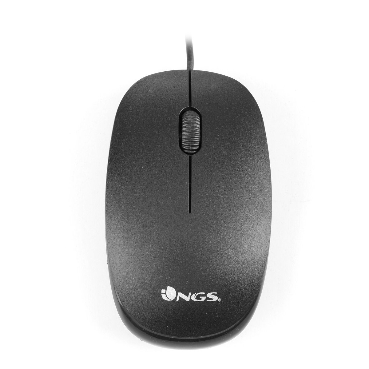 NGS Flame - USB Bedraad - Optisch - 1000DPI - Rechtshandig - Zwart muis