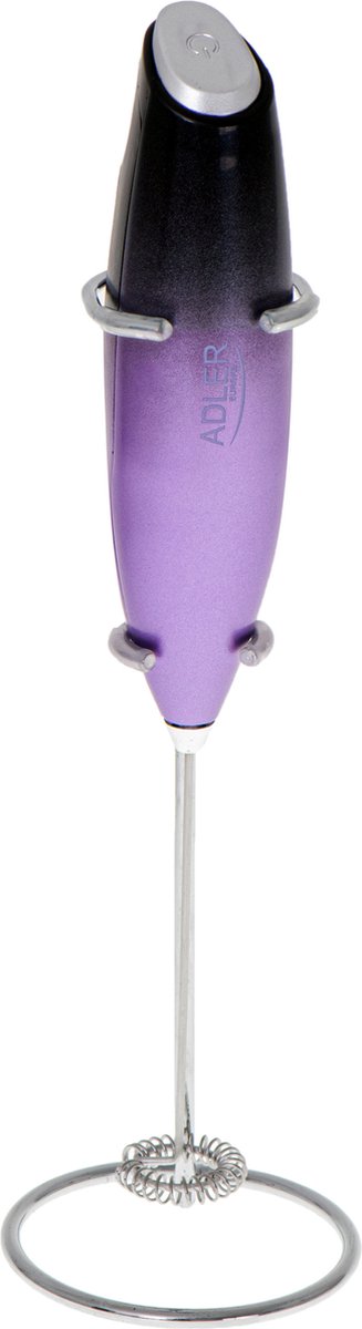 Adler AD 4499 melkschuimer Draagbare melkopschuimer Zwart, Violet