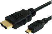 Câble HDMI Techly ICOC HDMI-4-AD5 5 m HDMI Type A (Standard) HDMI Type D (Micro) Noir