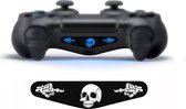 Autocollant de barre lumineuse pour PlayStation 4 - Peau de barre lumineuse de contrôleur PS4 - 1 pièce - Crâne doigts
