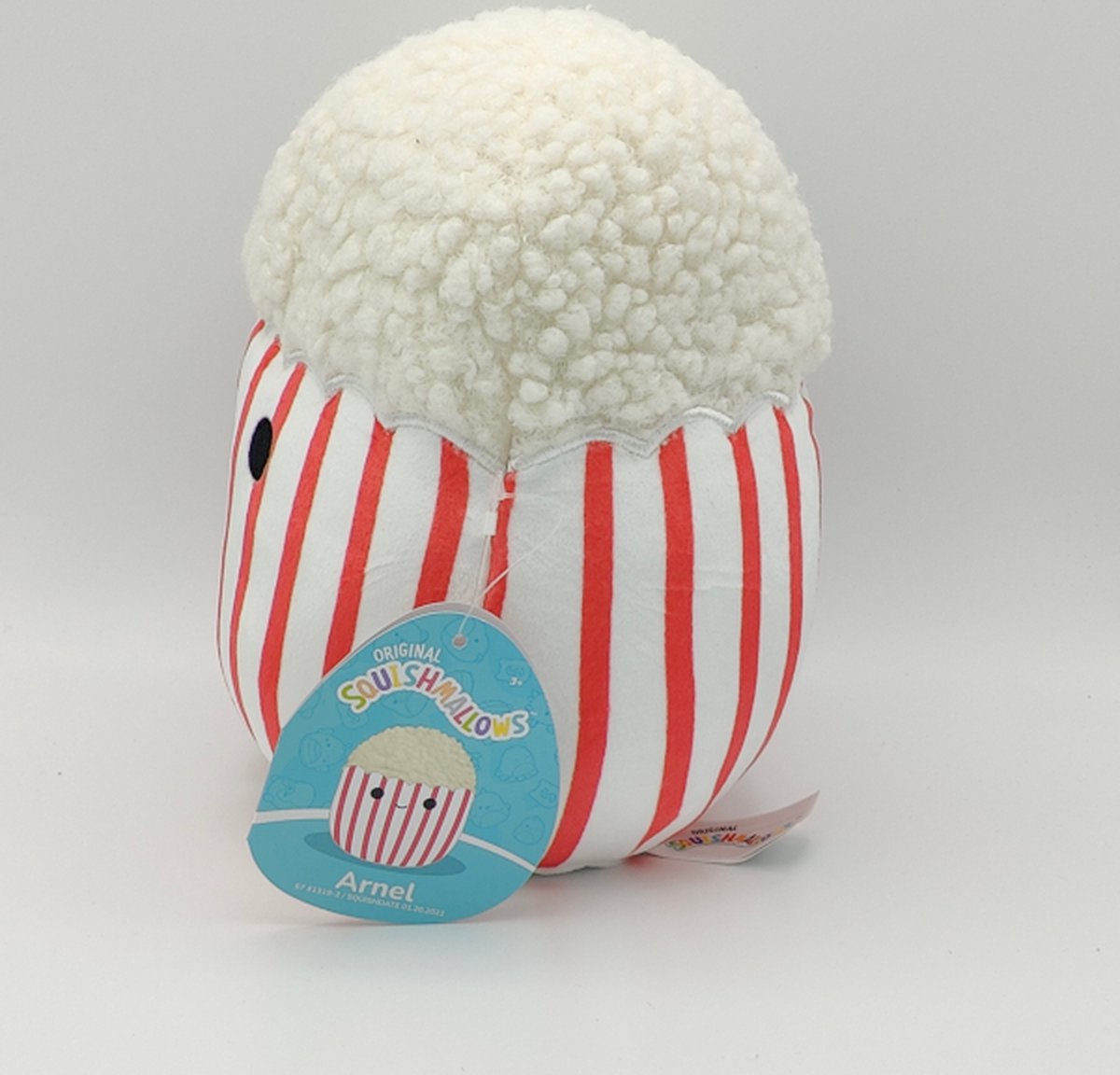 Squishmallow Arnel The Popcorn Plyšová hračka - 7.5 palce měkké zvířátko
