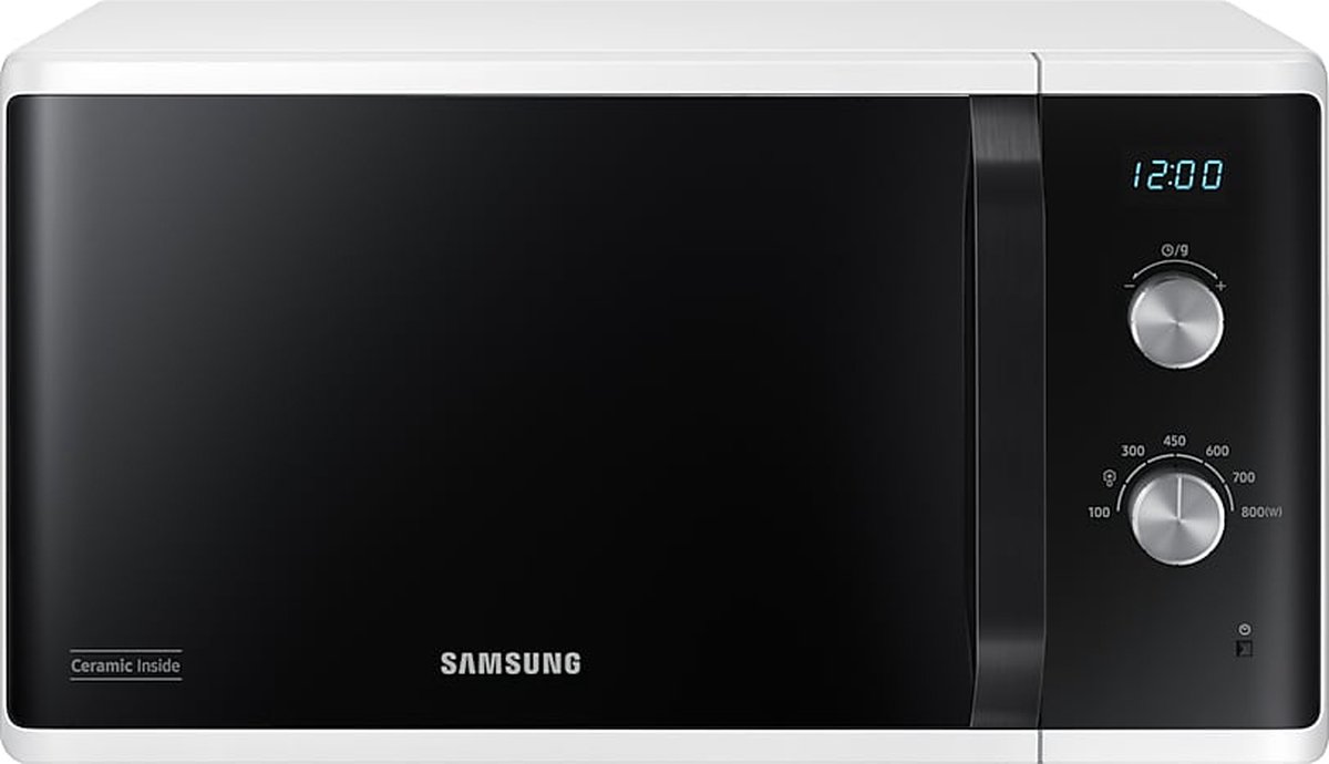 Samsung MS23K3614AW Aanrecht Solo-magnetron 23 l 800 W Draaiknop Wit