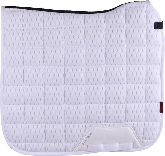 Zadeldekje LeMieux Carbon Mesh Air Dressage Square Grey Grijs L