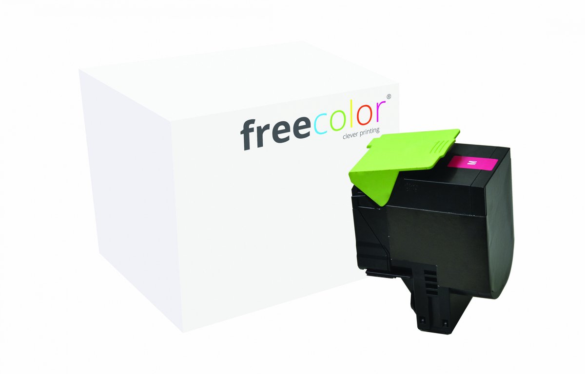 LEXMARK 80C2HME 80C2HM0 - tnr FREECOLOR - HC- Ma 3000p