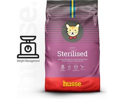 Husse Exclusive Katt Sterilised - Kattenvoer Droog, Kattenvoeding Droog, Kattenbrokken - Gesteriliseerd & Gecastreerd - 3 x 2 kg