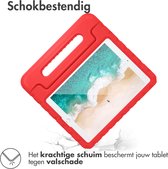 iMoshion Tablet Hoes Kinderen Geschikt voor iPad 7 (2019) 7e generatie / iPad 8 (2020) 8e generatie / iPad 9 (2021) 9e generatie - iMoshion Kidsproof Backcover met handvat - Rood