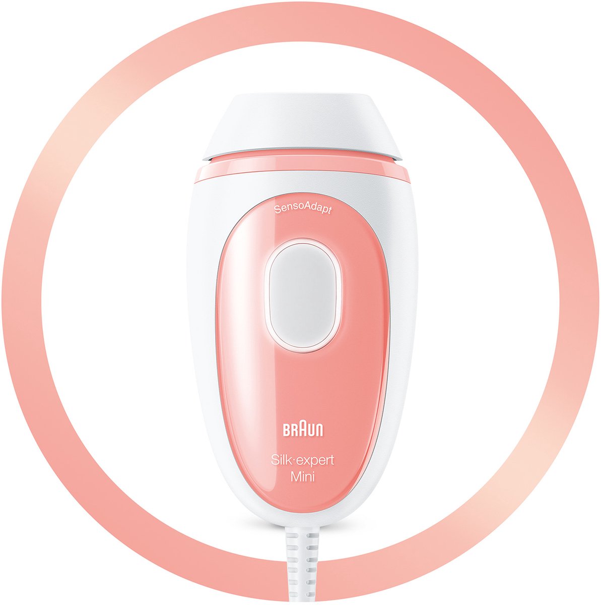 Braun Silk-expert PL1000 lichte haarverwijderaar IPL Roze Wit