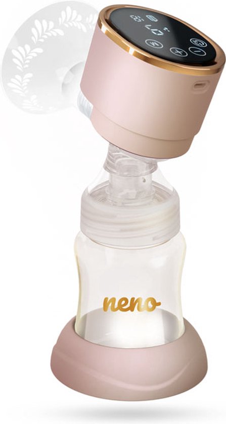  - Neno Perfetto 3 fasen waterbestendige borstkolf, USB oplaadbaar met touchscreen, BPA vrij