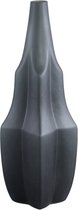 PTMD Robbin Vaas - 13 x 13 x 47 cm - Glas - Grijs