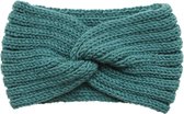 Femur Haarband Dames – Sport Haarband – Warme Haarband – Elastisch – Bandana – Haar Accessoire – Oorwarmers – Alternatief voor een Muts - Winter - Teal (groen/blauw)