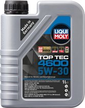 Liqui Moly 5W30 Top Tec 4600 Synthetisch Motorolie 2315 (1L) Longlife-04 C2/C3 dexos2 4100420037559