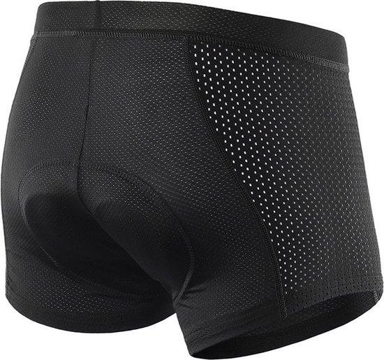 Mountainbike Onderbroek - Maat XL - Mesh - MTB Broek - Fiets Sportonderbroek - Zwart Blauw - Onderbroek met Zeem - 5D Gel Pad Shockproof van Merkloos — afbeelding 2