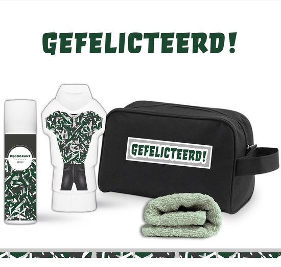 Geschenkset Gefeliciteerd 3 Producten 450 Gram Douchegel