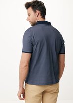 Polo With All Over Print Mannen - Navy - Maat XL