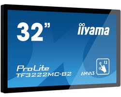 iiyama TF3222MC-B2 beeldkrant 80 cm (31.5") LED Full HD Touchscreen Zwart