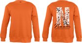 Pull King's Day pour enfants avec eigen naam- Taille 134/140