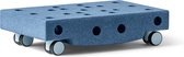 Modu Activity toy - Scooter Board - soft blocks - speelgoed 1 an - balance board - Deep Blue / Sky Blue