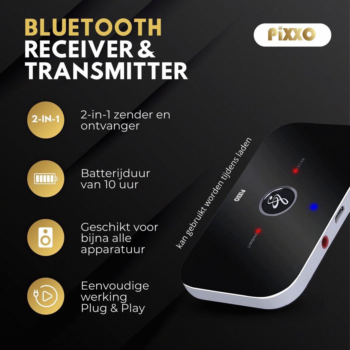 MT-Viki HDMI Wireless Transmitter & Receiver 2.4/5GHz für Laptop, PC an Monitor, Projektor oder