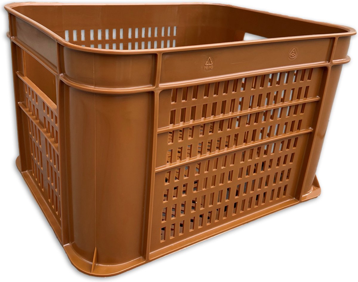 Lynx Fietskrat - Kunststof - 30L Bruin