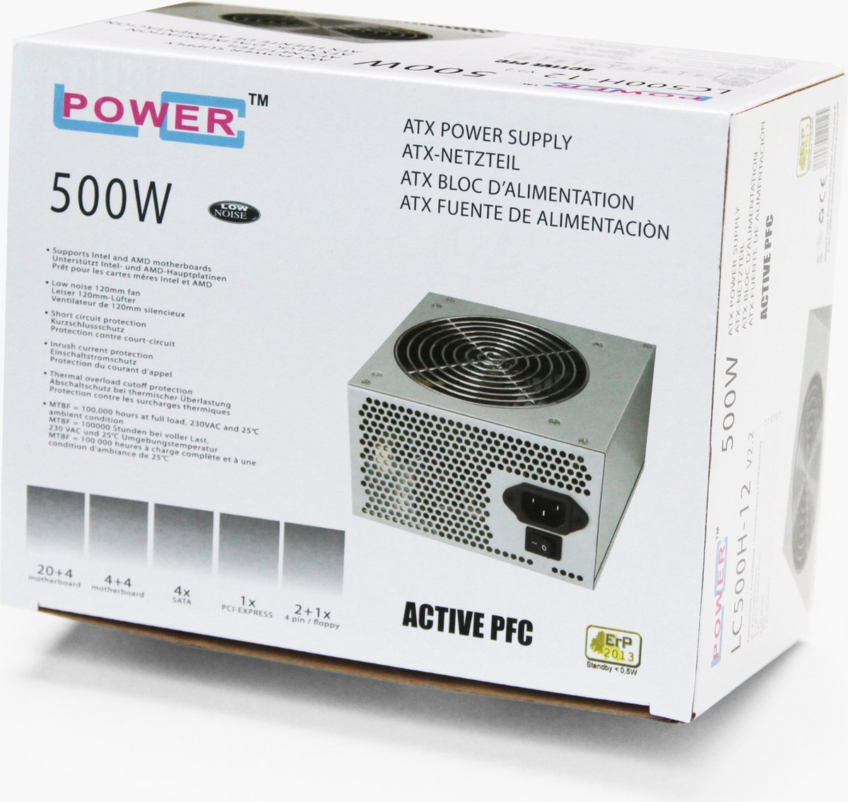 LC-POWER® LC500H-12 Interne voeding - PC Voeding 500W ATX | bol.com
