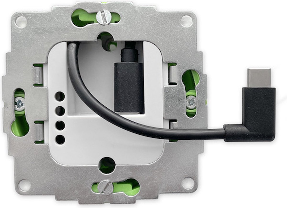 Square 1 stopcontact met USB-C 30W 1,8 m van Avolt