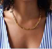Kleijn Karoo - Gouden Kleur Ketting RVS | Ketting Voor Vrouwen