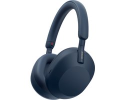 foto van Sony WH-1000XM5 – Draadloze koptelefoon met Noise Cancelling - Blauw