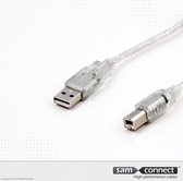 USB A naar USB B printer kabel, 3m, m/m | USB kabel | USB printer | Printer kabel | sam connect