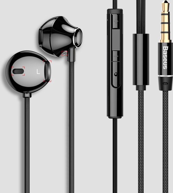 Écouteurs intra-auriculaires Baseus avec prise jack 3,5 mm - écouteurs pour  iPhone /