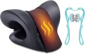 Powerbux Nekstretcher & Nekmassage Set - Nekstretcher Met Warmte - Nek Massage Roller - Neck releaser - Nek tractie Apparaat - Nekmassage - Postuur corrector - Houding Correctie - Shiatsu massage