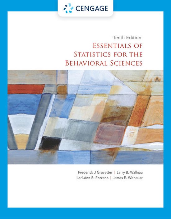 Essentials Of Statistics Behavioral Scie - cover