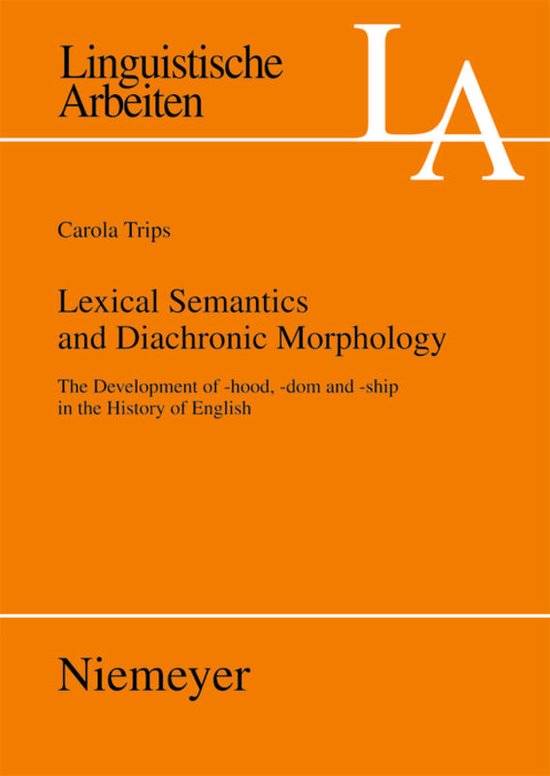 Lexical Semantics and Diachronic Morphology - cover