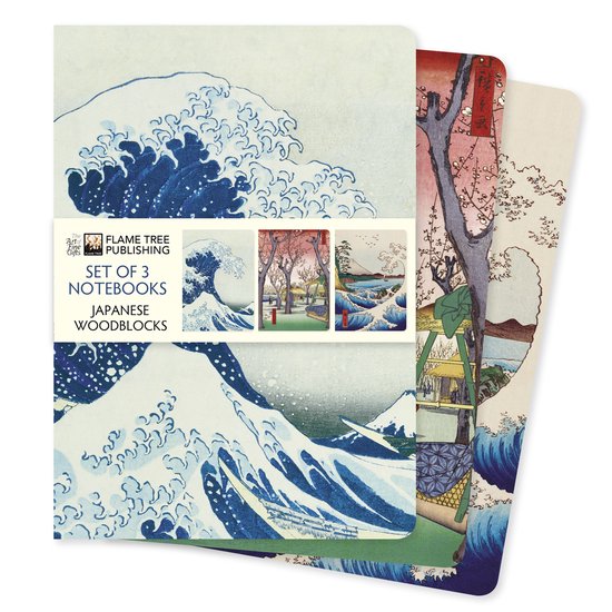 Standard Notebook Collection- Japanese Woodblocks Set of 3 Standard Notebooks