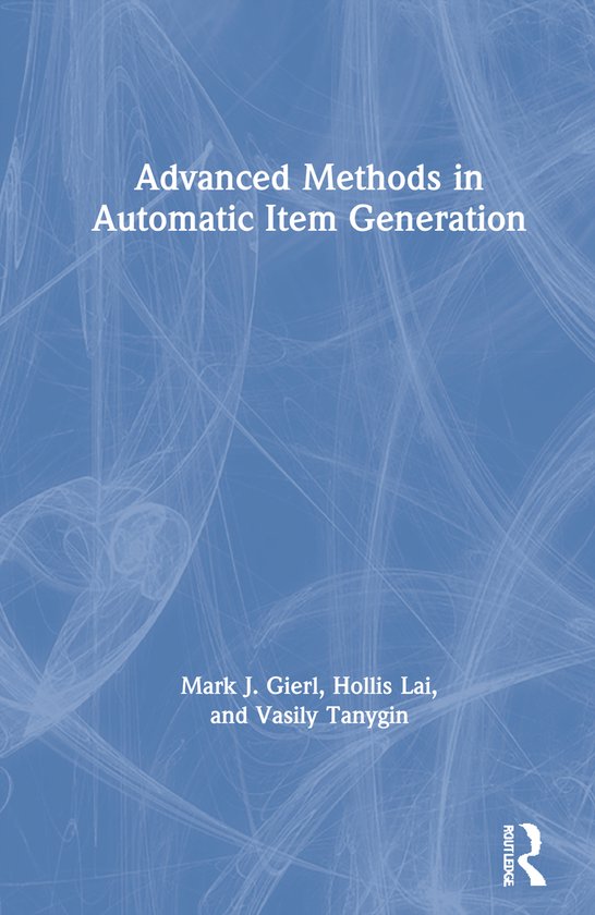 Advanced Methods in Automatic Item Generation - cover