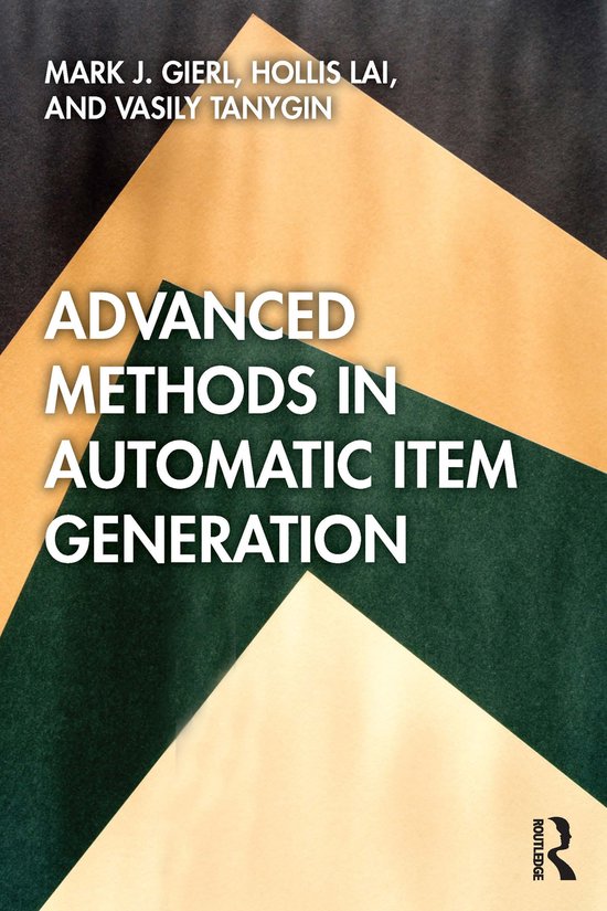 Advanced Methods in Automatic Item Generation - cover