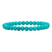 Bixorp Gems Bracelet Turquoise Perles 6mm - Bracelets de perles - 18cm