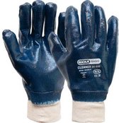 OXXA Cleaner 50-040 handschoen 12 paar 10/XL Oxxa - blauw/wit - Nitril/Katoen - Kap - EN 388:2016