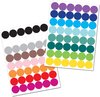 16 kleuren - 14 mm - stippen stickers