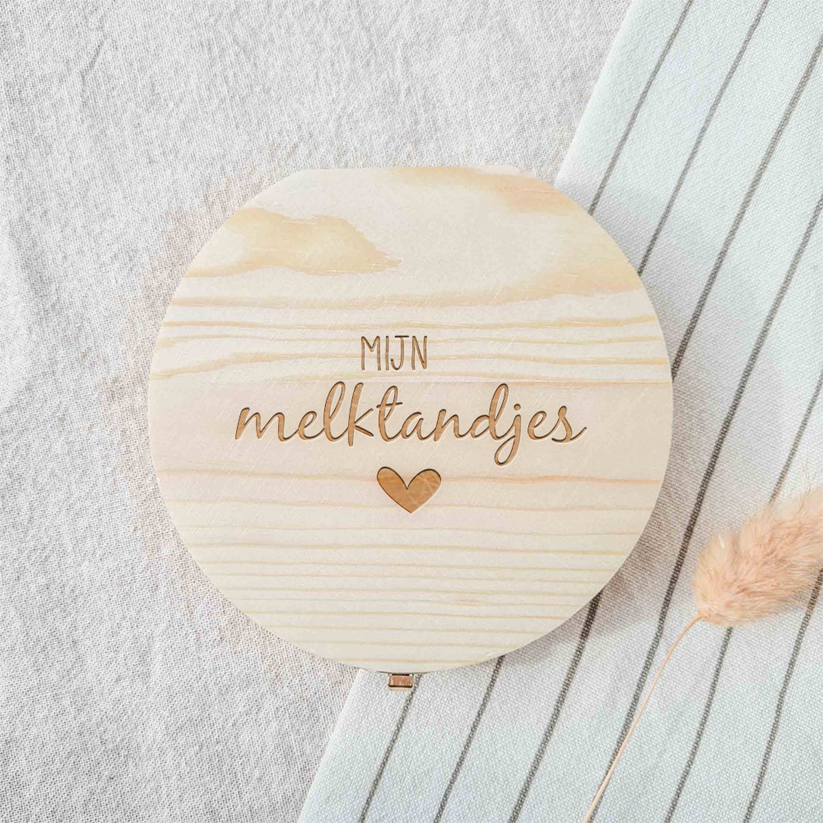 Goedkoopste Tandendoosje | opdruk hartje | Fien & Feau