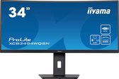 iiyama ProLite XCB3494WQSN-B5 - QHD Ultrawide Monitor - USB-C Dock - KVM-switch - 34 inch