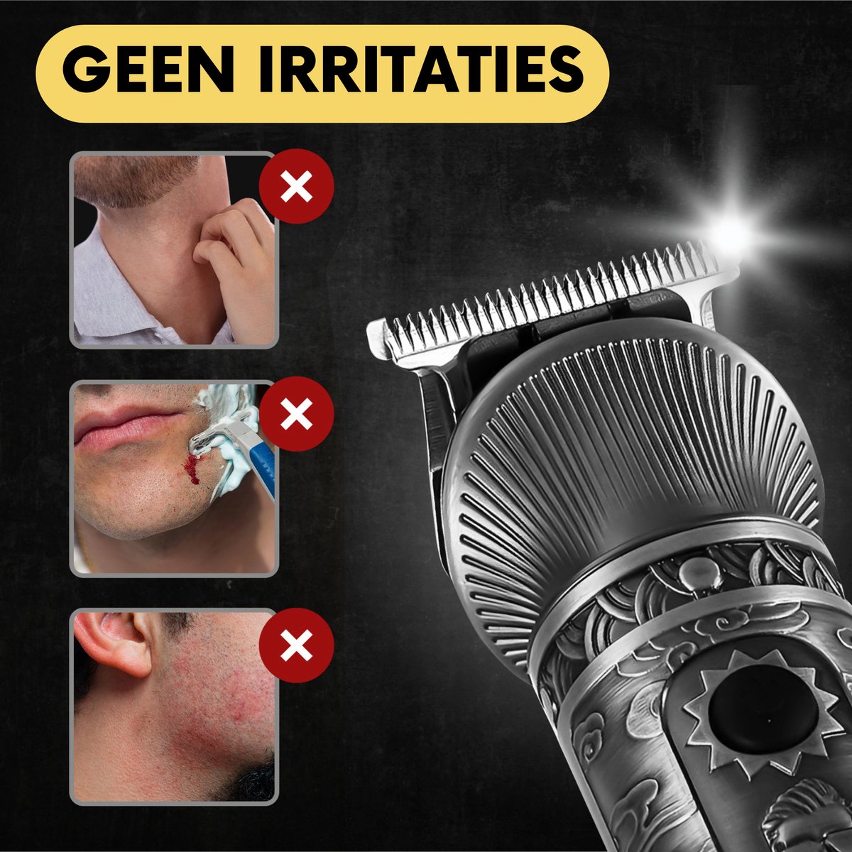 Sansbeauté 6-in-1 Baardtrimmer Mannen - Trimmer voor Baard en Lichaam - 0.5-15MM - Incl. 6 opzetstukken - All in One - Bodygroomer Mannen - Snor Trimmer - Tondeuse Barbe - Beard Trimmer - Trimapparaat - Multigroomer thumbnail 4